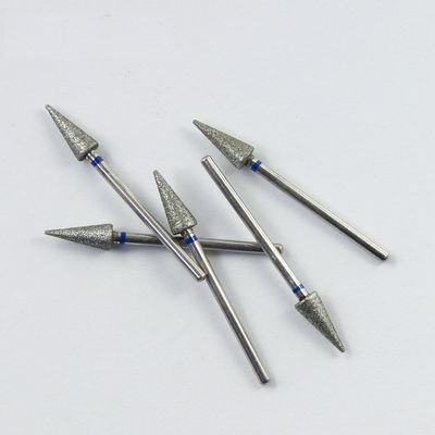 Diamond Coated Burr Set Polishing HP Low Speed Burr Grinding Polishing Needle Shape Head